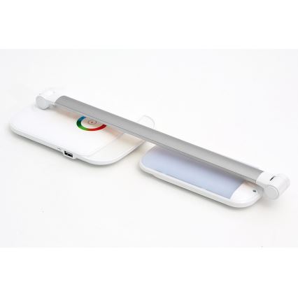 LED RGB Touch dimbar Bordslampa LED/18W/230V + USB