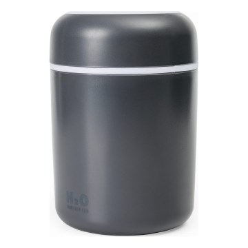 LED RGB Ultrasonisk aromdiffusor och luftfuktare LED/2W 300ml svart