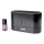 LED RGB Ultrasonisk aromdiffusor och luftfuktare med bakbelysning 180ml svart