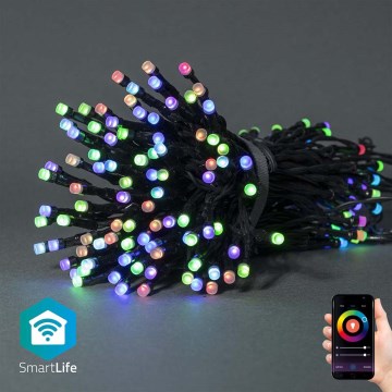 LED RGB Utomhusslinga 84xLED/8 funktioner 13m IP65 Wi-Fi Tuya