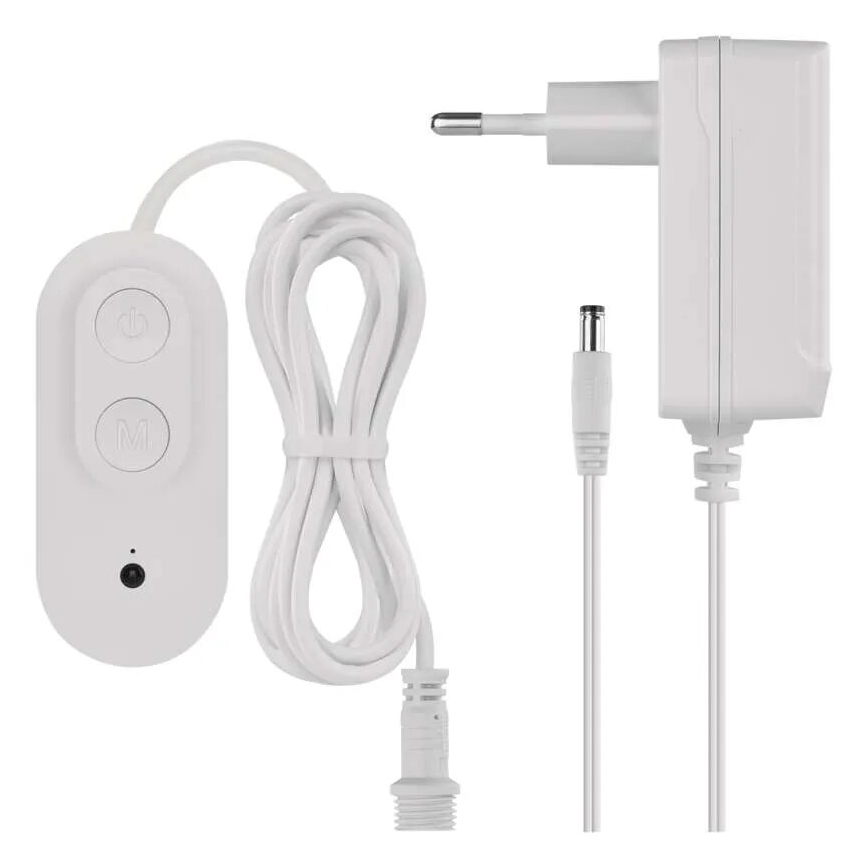 LED RGBIC+CCT Dekorativ slinga med spotlight GoSmart 12xLED/7W/230V 255 cm Wi-Fi Tuya