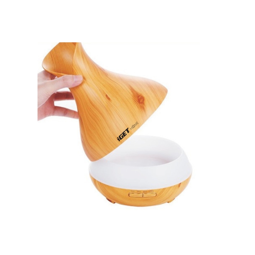 LED RGBW Aromadiffusor och luftfuktare LED/230V 500 ml Wi-Fi + fjärrkontroll