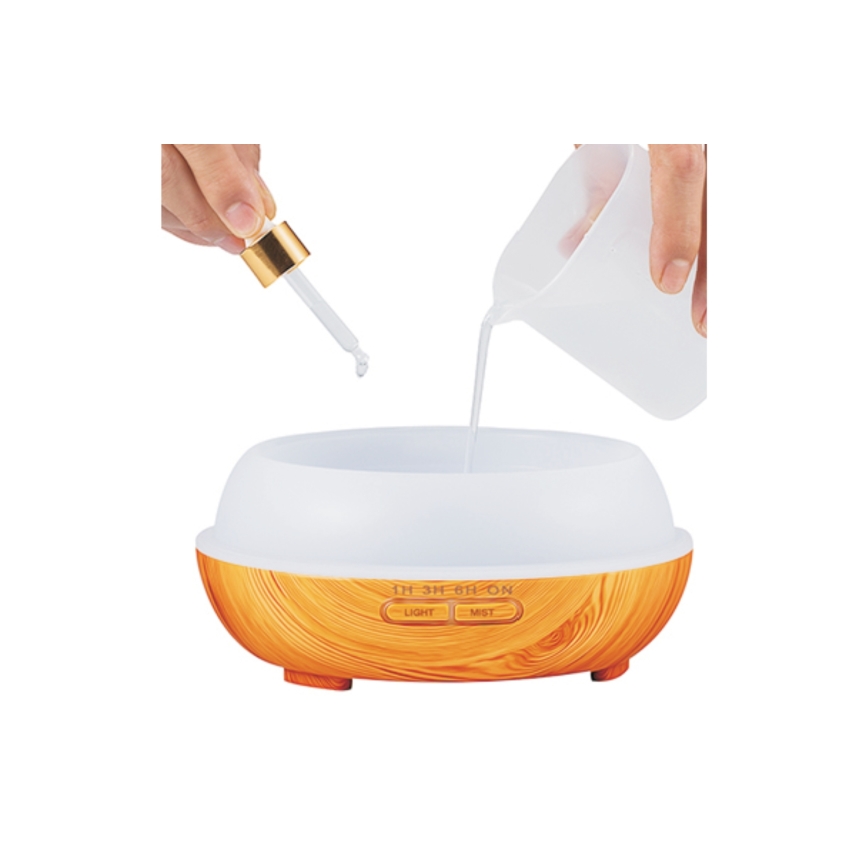 LED RGBW Aromadiffusor och luftfuktare LED/230V 500 ml Wi-Fi + fjärrkontroll