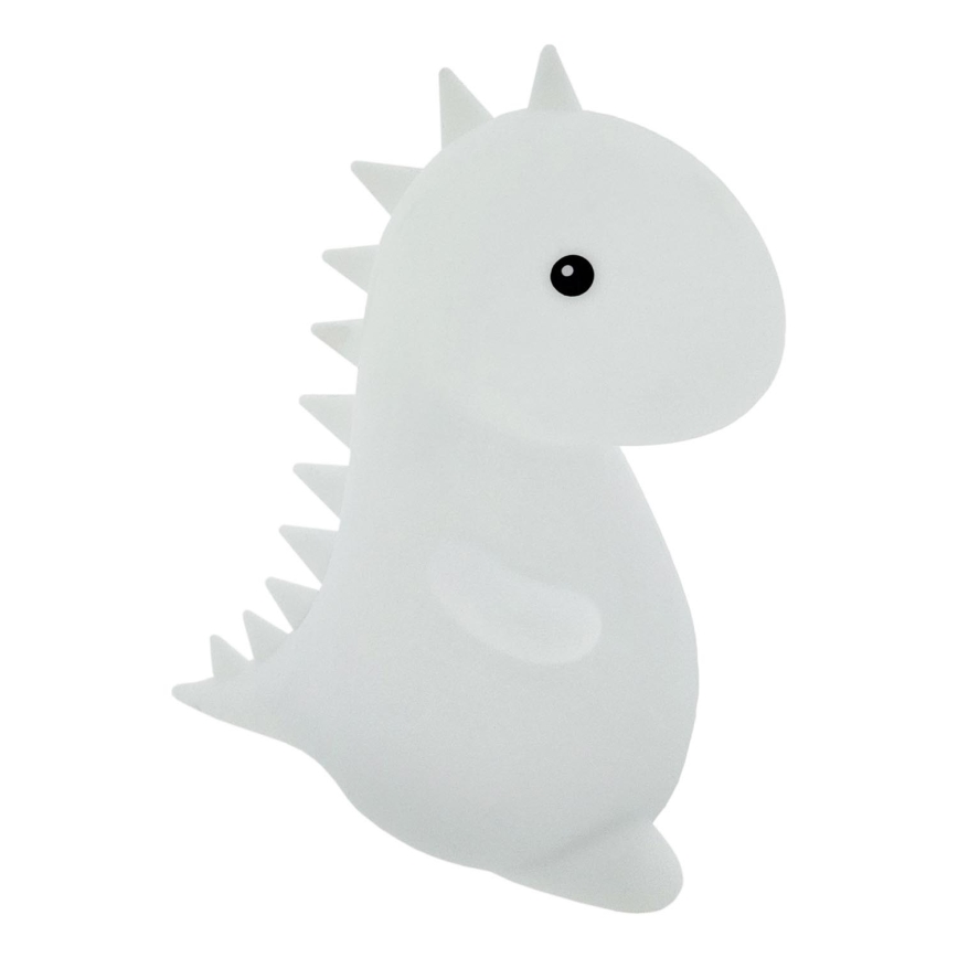 LED RGBW Barn beröring lampa LED/1W/5V USB 1200 mAh dinosaurie