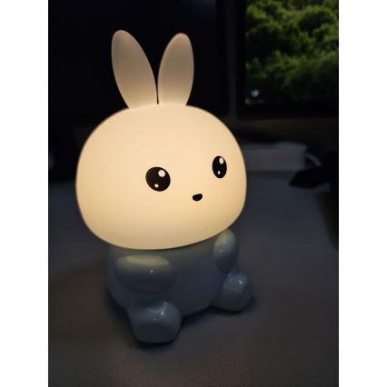 LED RGBW Barn beröring lampa LED/1W/5V USB 1200 mAh hare