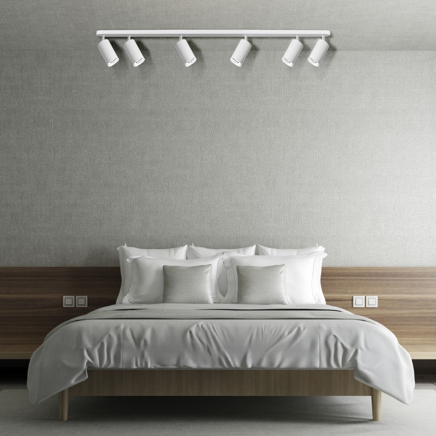 LED RGBW Dimbar Badrums Spot Lamp TURYN 6xGU10/6,5W/230V 2700-6500K Wi-Fi IP44 Vit