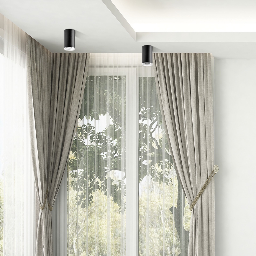 LED RGBW dimbar badrumsspotlight TURYN 1xGU10/6,5W/230V 2700-6500K Wi-Fi IP44 svart