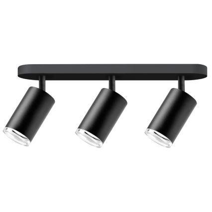 LED RGBW dimbar badrumsspotlight TURYN 3xGU10/6,5W/230V 2700-6500K Wi-Fi IP44 svart