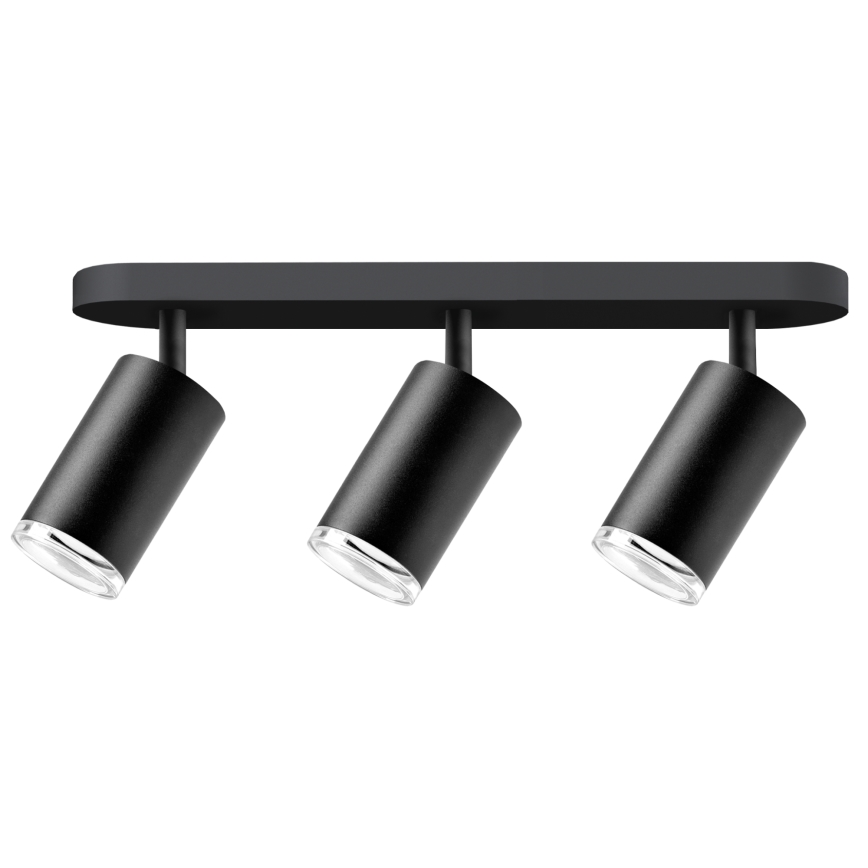 LED RGBW dimbar badrumsspotlight TURYN 3xGU10/6,5W/230V 2700-6500K Wi-Fi IP44 svart