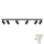LED RGBW dimbar infälld badrumsspotlight TURYN 6xGU10/6,5W/230V 2700-6500K Wi-Fi IP44 svart
