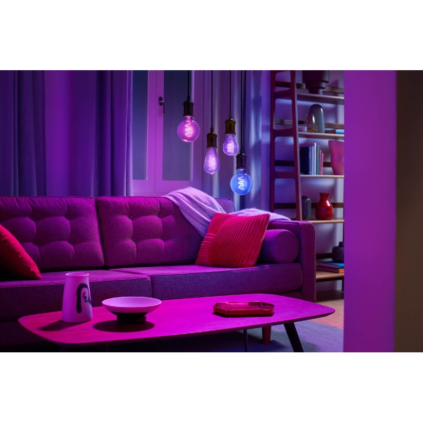 LED RGBW dimbar lampa A60 E27/6,3W/230V 2200-6500K Wi-Fi - WiZ