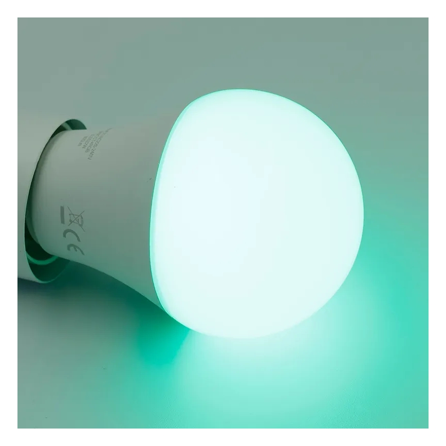 LED RGBW dimbar lampa A60 E27/9W/230V 2700-6500K Wi-Fi Tuya