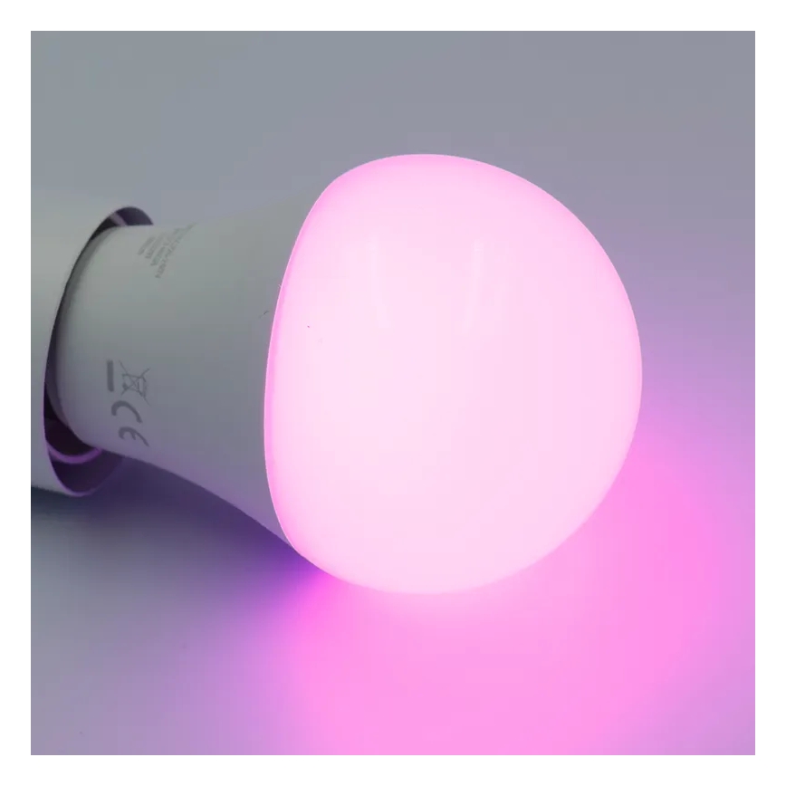 LED RGBW dimbar lampa A60 E27/9W/230V 2700-6500K Wi-Fi Tuya
