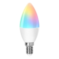 LED RGBW dimbar lampa C37 E14/4,9W/230V 2700-6500K - Aigostar