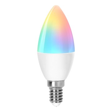 LED RGBW dimbar lampa C37 E14/6,5W/230V 2700-6500K - Aigostar