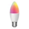 LED RGBW dimbar lampa C37 E27/4,9W/230V 2700-6500K - Aigostar