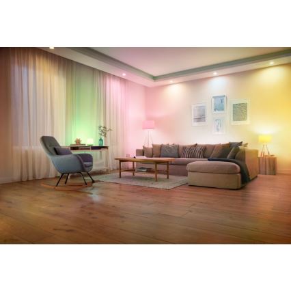 LED RGBW dimbar lampa E27/8,5W/230V 3000-6500K Wi-Fi - Reality