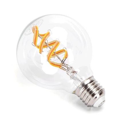LED RGBW dimbar lampa FILAMENT G80 E27/4,9W/230V 2700K Wi-Fi - Aigostar