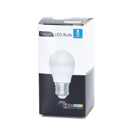 LED RGBW dimbar lampa G45 E27/5W/230V 3000-6500K Wi-Fi - Aigostar