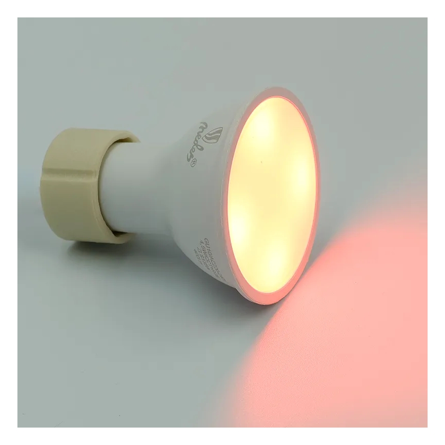 LED RGBW dimbar lampa GU10/4,5W/230V 2700-6500K Wi-Fi Tuya