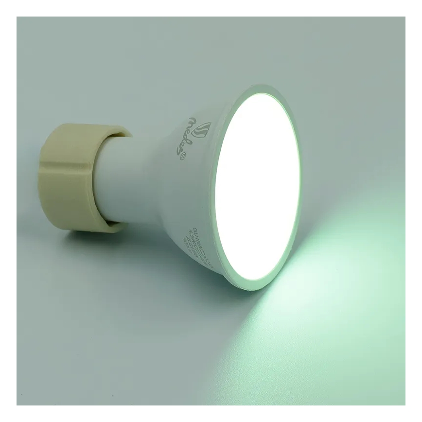 LED RGBW dimbar lampa GU10/4,5W/230V 2700-6500K Wi-Fi Tuya