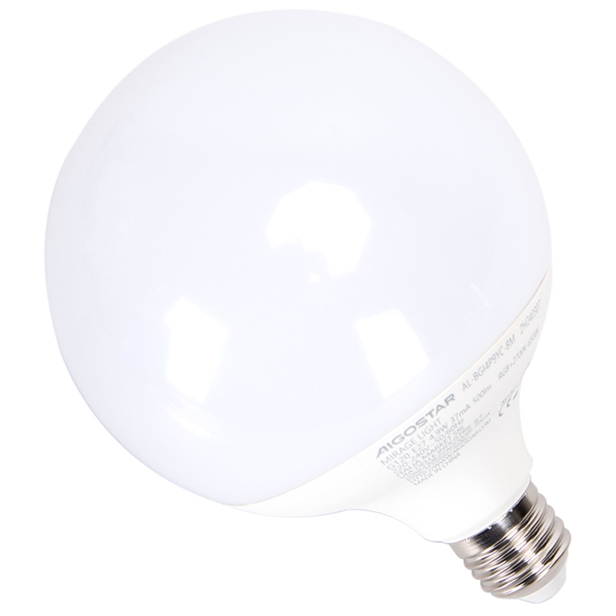LED RGBW dimbar lampa MESH G120 E27/4,9W/230V 2700-6500K + fjärrkontroll - Aigostar