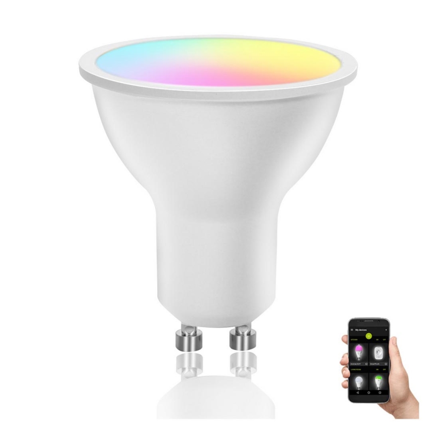 LED RGBW dimbar lampa MESH Smart GU10/6,5W/230V 2700-6500K - Aigostar