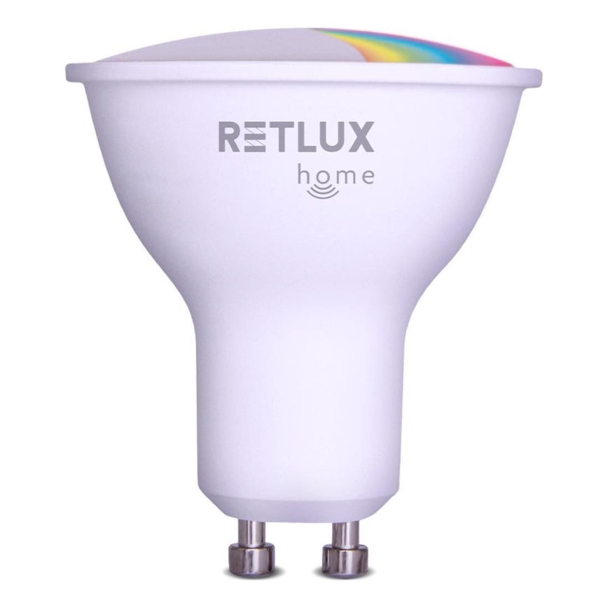 LED RGBW dimbar lampa MR16 GU10/4,5W/230V 2700-6500K Wi-Fi Tuya