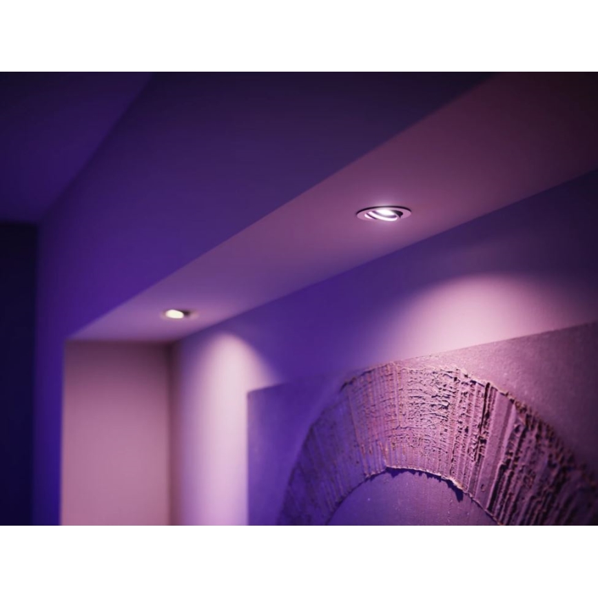 LED RGBW dimbar lampa Philips Hue White And Color Ambiance GU5,3/MR16/6,3W/12V 2000-6500K