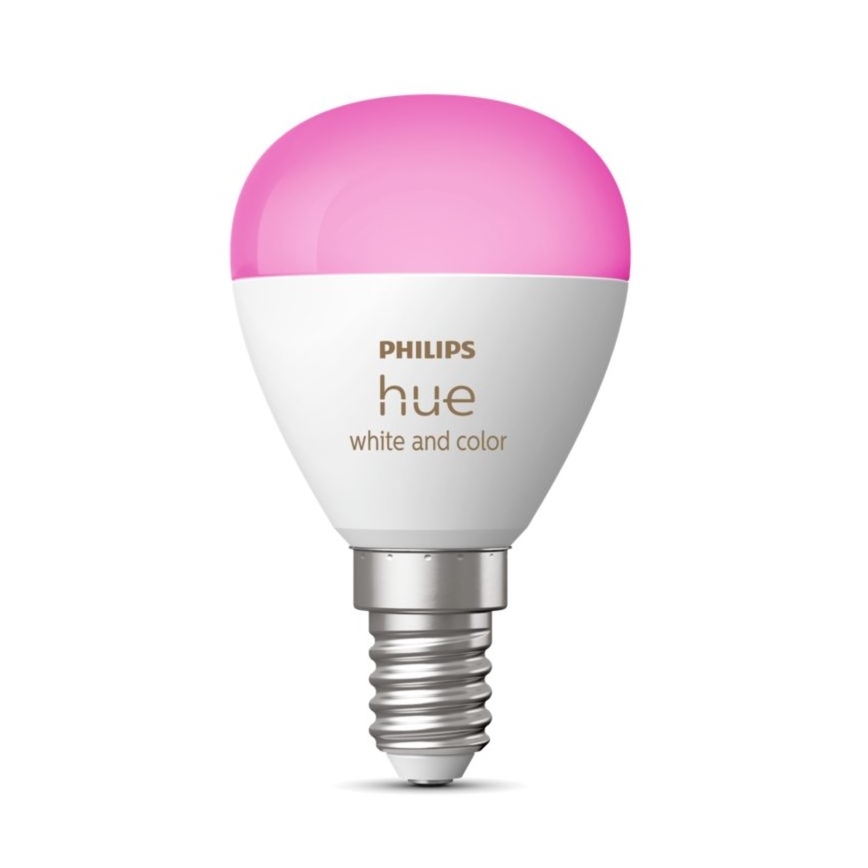 LED RGBW dimbar lampa Philips Hue White And Color Ambiance P45 E14/5,1W/230V 2000-6500K
