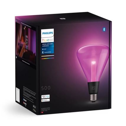 LED RGBW dimbar lampa Philips Hue White And Color Ambiance E27/6,8W/230V 2000-6500K