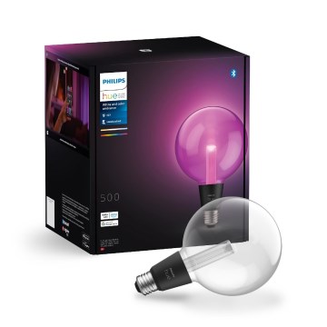 LED RGBW dimbar lampa Philips Hue White And Color Ambiance G125 E27/6,8W/230V 2000-6500K