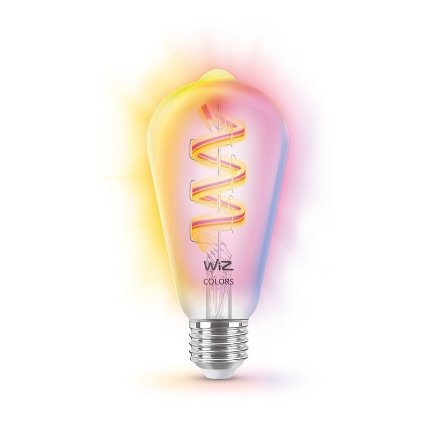 LED RGBW dimbar lampa ST64 E27/6,3W/230V 2200-6500K Wi-Fi - WiZ