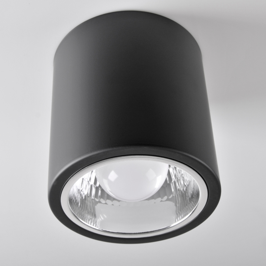 LED RGBW Dimbar Punktlampa JUPITER 1xE27/6,5W/230V 2700-6500K Wi-Fi Ø 13 cm svart