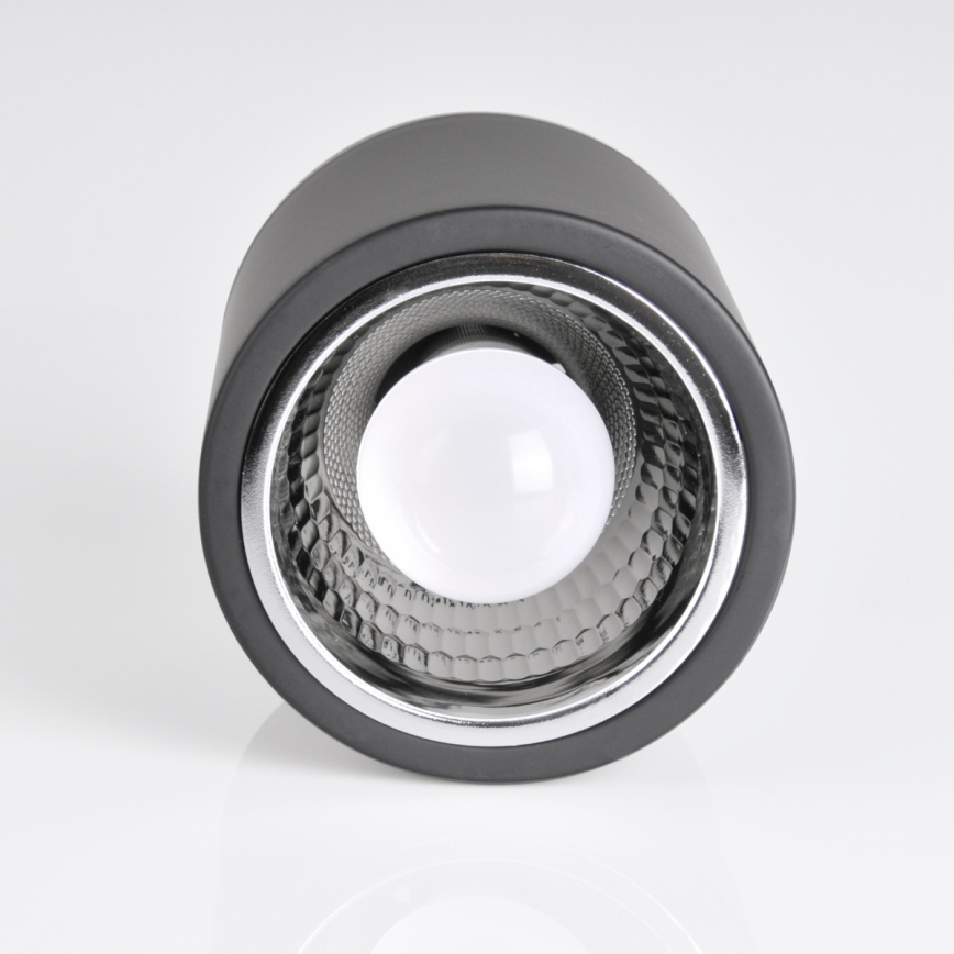 LED RGBW Dimbar Punktlampa JUPITER 1xE27/6,5W/230V 2700-6500K Wi-Fi Ø 13 cm svart