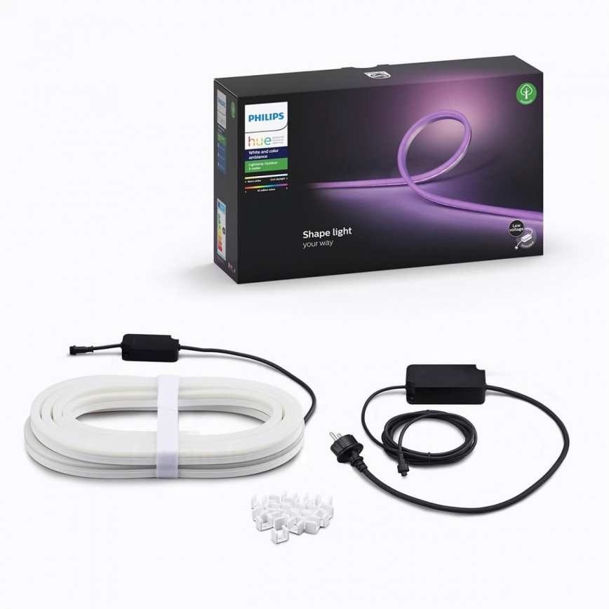 LED RGBW dimbar remsa Philips Hue LED/40W 5m IP67