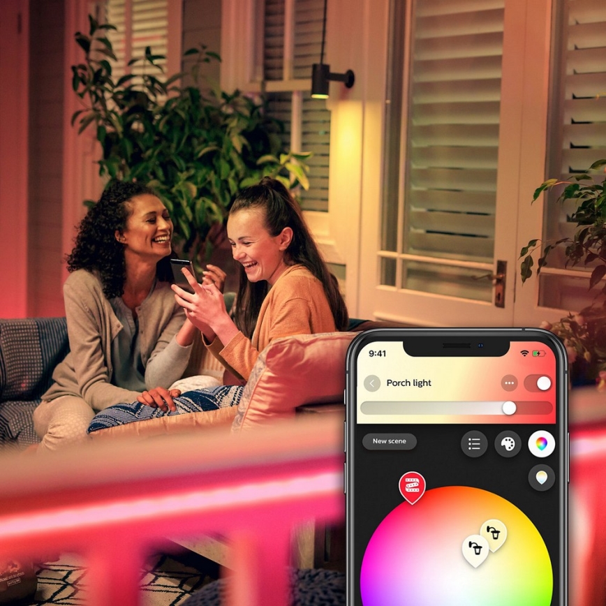 LED RGBW dimbar remsa Philips Hue LED/40W 5m IP67