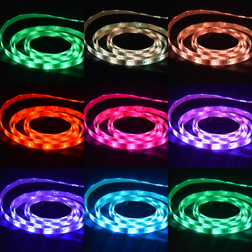 LED RGBW Dimbar slinga badrum LED/12,5W/12V IP65 5m Wi-Fi Tuya