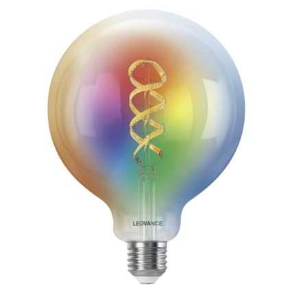LED RGBW Dimbar SMART+ FILAMENT-lampa E27/4,8W/230V 2700-6500K Wi-Fi - Ledvance