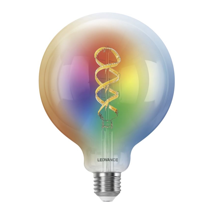 LED RGBW Dimbar SMART+ FILAMENT-lampa E27/4,8W/230V 2700-6500K Wi-Fi - Ledvance