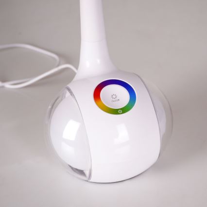 LED RGBW Dimbar touch bordslampa COSMOS LED/6,5W/230V vit
