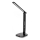 LED RGBW Dimbar touch bordslampa med trådlös laddning, LCD display och USB port MAGNUS LED/6W/5V 3000-6500K svart