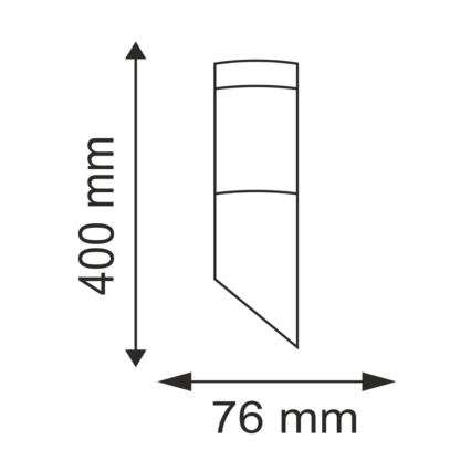 LED RGBW dimbar utomhus vägglampa LIVIA 1xE27/6,5W/230V 2700-6500K Wi-Fi IP44 silver