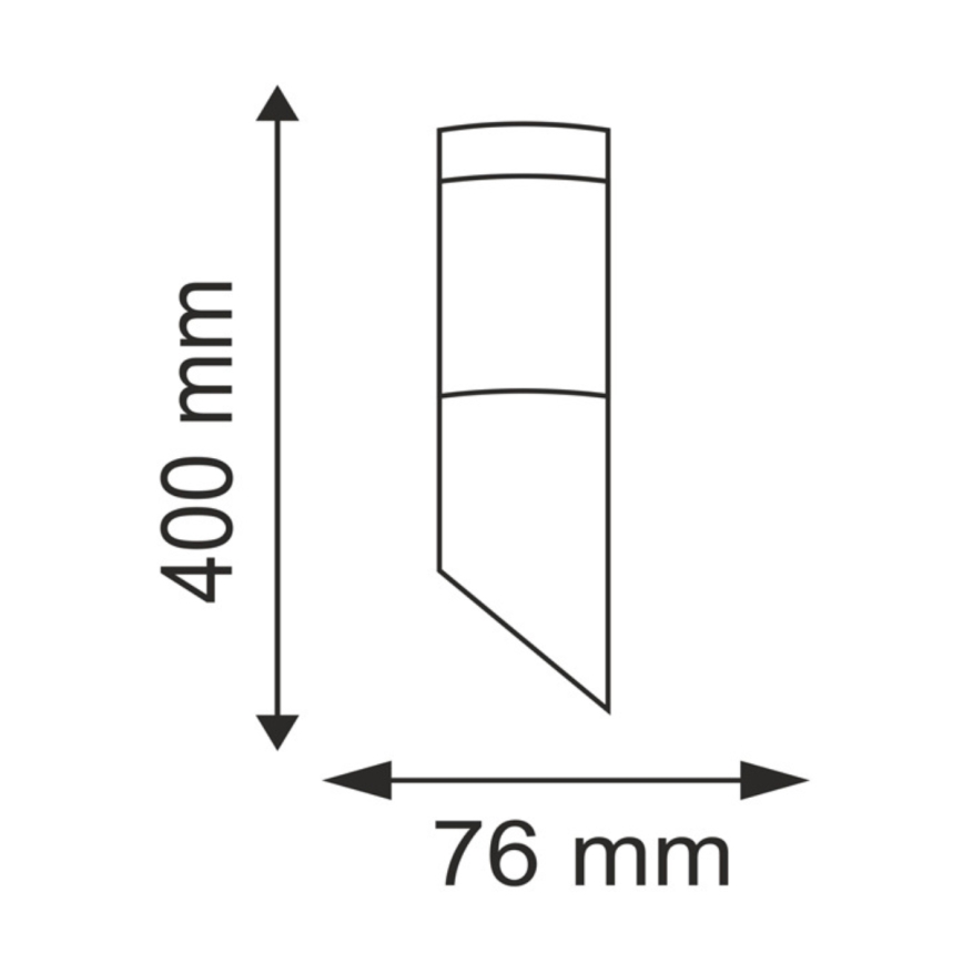 LED RGBW dimbar utomhus vägglampa LIVIA 1xE27/6,5W/230V 2700-6500K Wi-Fi IP44 silver