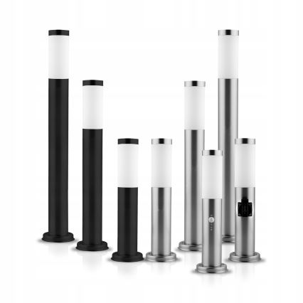 LED RGBW dimmbar utomhuslampa LIVIA 1xE27/6,5W/230V 2700-6500K Wi-Fi 45 cm IP44 silver