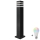 LED RGBW dimbar utomhuslampa TEKSAS 1xE27/12W/230V 2700-6500K Wi-Fi 74 cm IP44 antracit