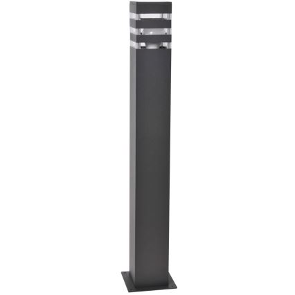 LED RGBW dimbar utomhuslampa TEKSAS 1xE27/12W/230V 2700-6500K Wi-Fi 74 cm IP44 antracit