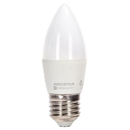 LED RGBW dimbar lampa C37 E27/4,9W/230V 2700-6500K - Aigostar