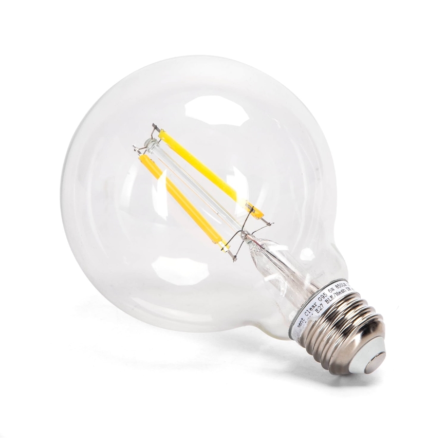 LED RGBW dimbar lampa FILAMENT MESH Smart G95 E27/4,9W/230V 2700K - Aigostar