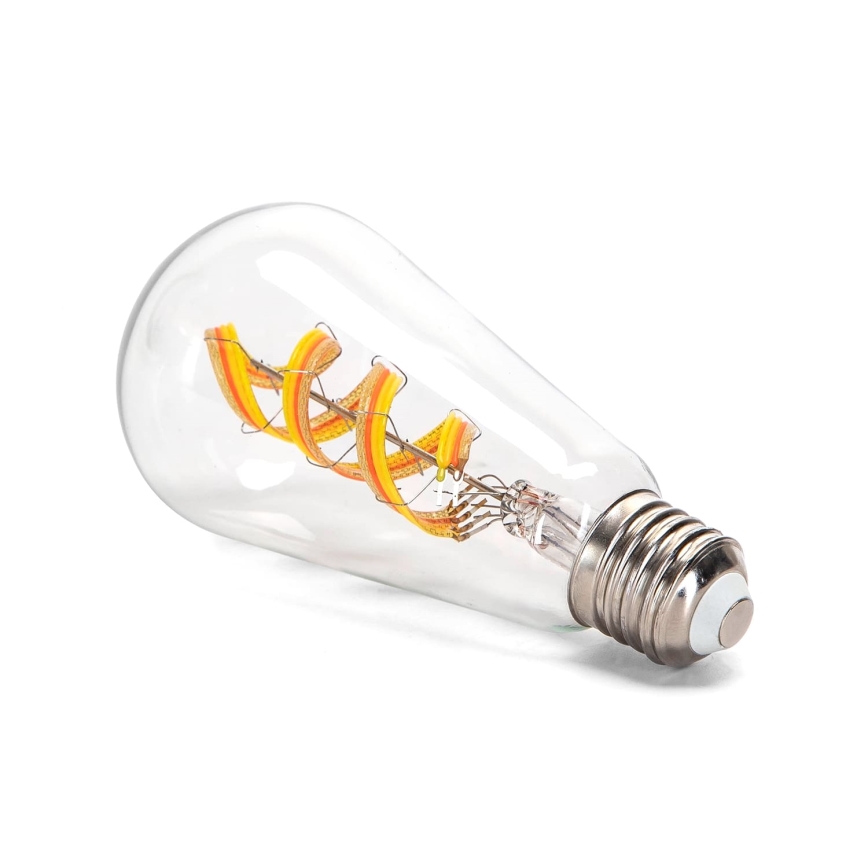 LED RGBW dimbar lampa FILAMENT MESH Smart ST64 E27/4,9W/230V 2700-6500K - Aigostar